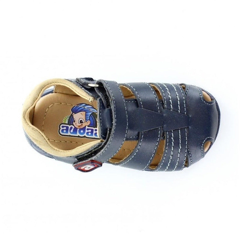 Huarache color azul marino para bebito Audaz - JORHELITOS - JORHELITOS