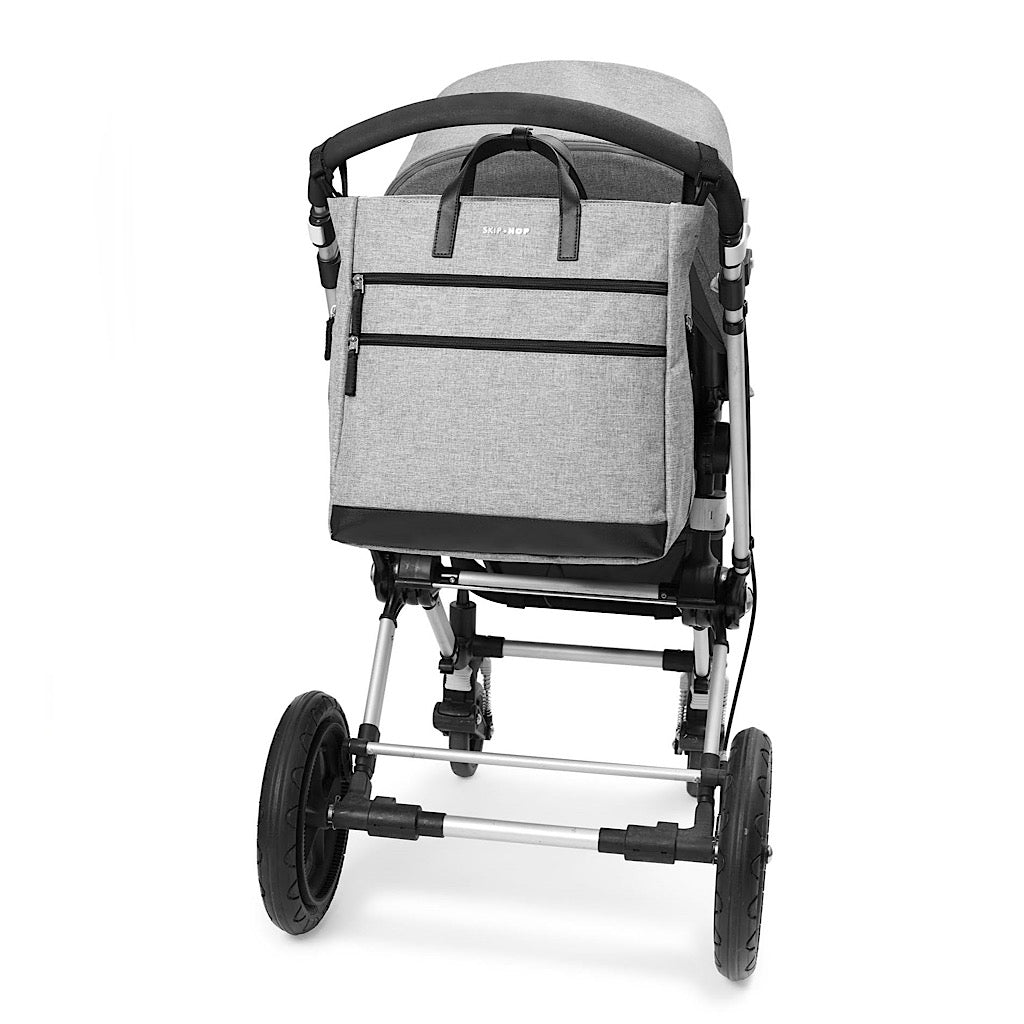 Mochila pañalera Skip Hop gris - JORHELITOS - JORHELITOS
