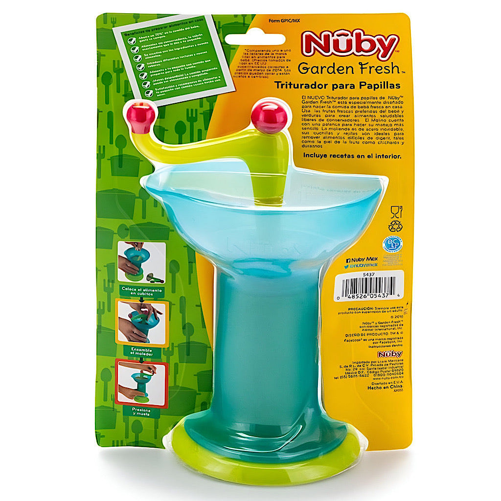 Triturador Nuby para elaboración de papillas - JORHELITOS - JORHELITOS