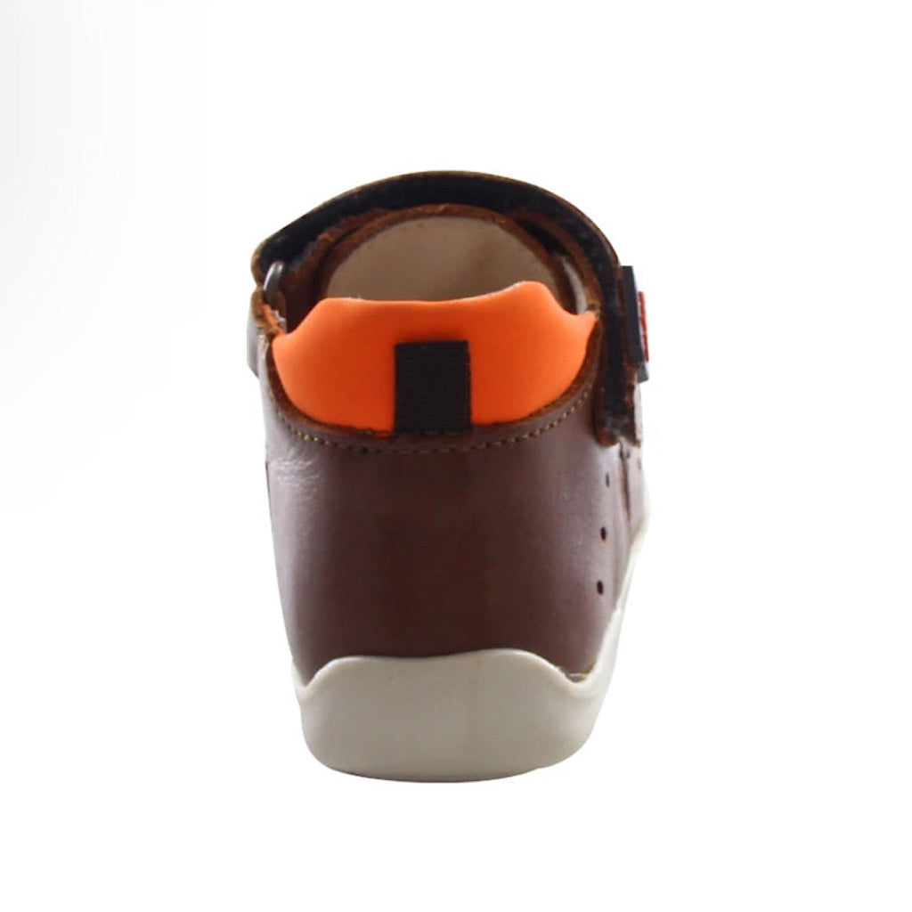 Huarache café con negro bebito Audaz - JORHELITOS - JORHELITOS