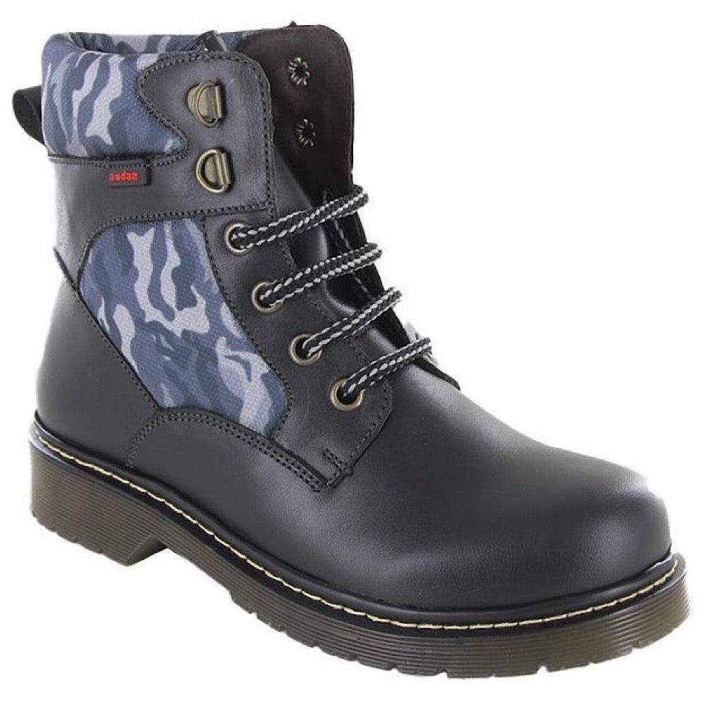 Bota negra camuflageada para niño Audaz - JORHELITOS - JORHELITOS