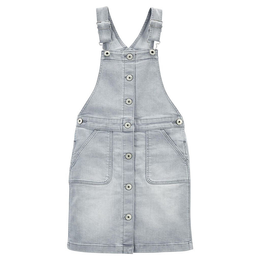 Jumper Oshkosh estilo falda gris para niña - JORHELITOS - JORHELITOS