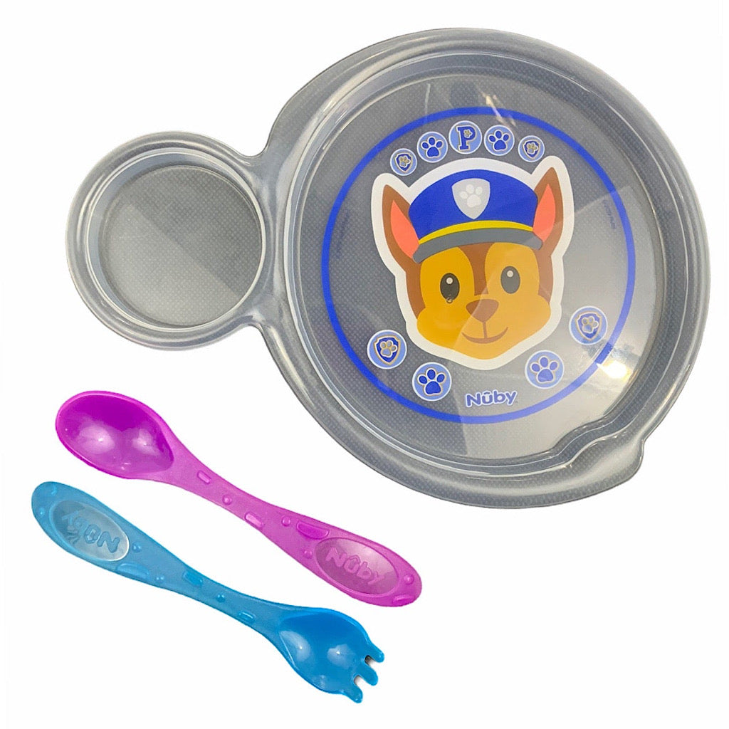 Set Nuby plato y cubiertos paw patrol - JORHELITOS - JORHELITOS