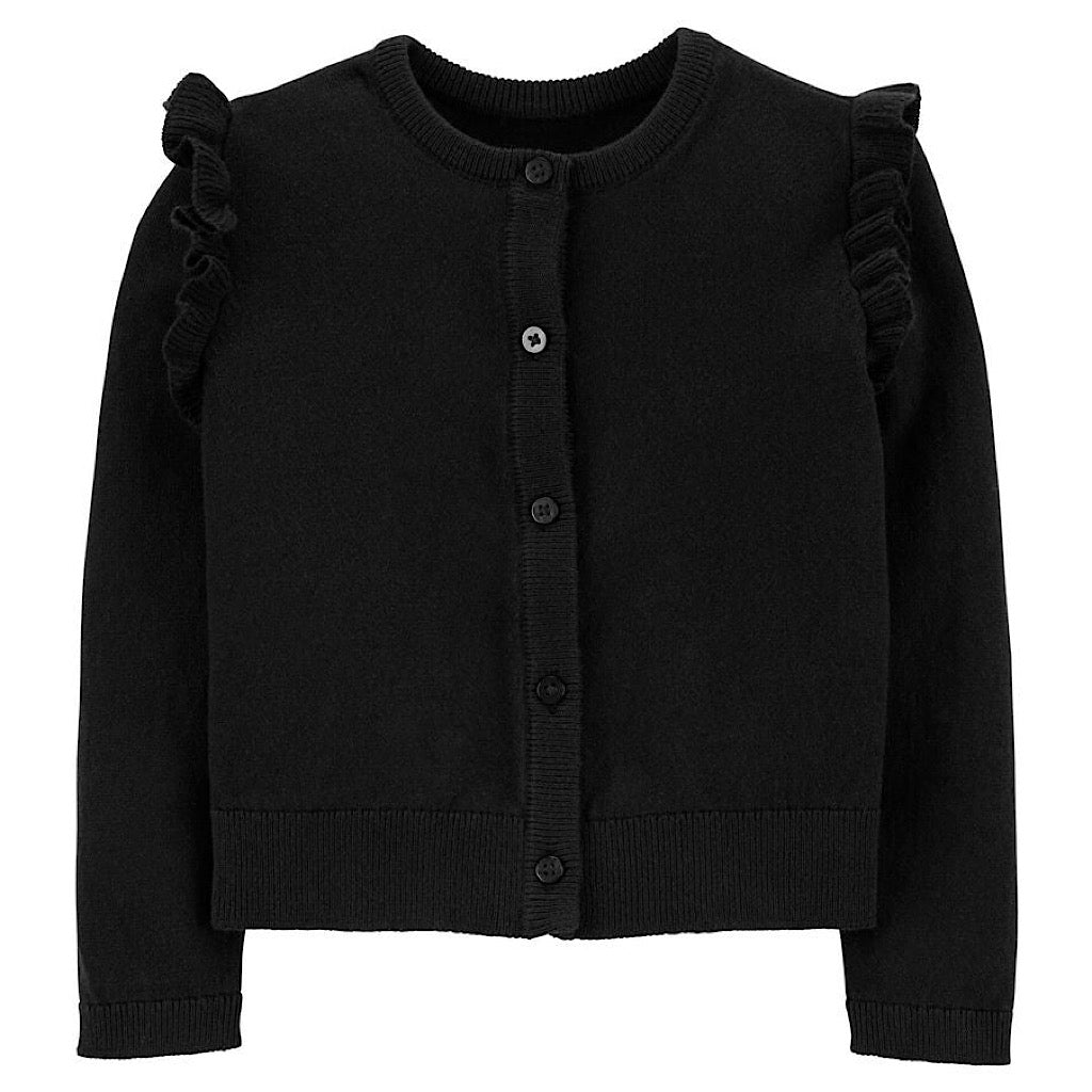Suéter cárdigan Carter’s color negro para niña - JORHELITOS - JORHELITOS