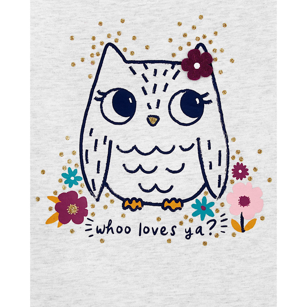 Blusa Carter’s diseño búho para bebita - JORHELITOS - JORHELITOS