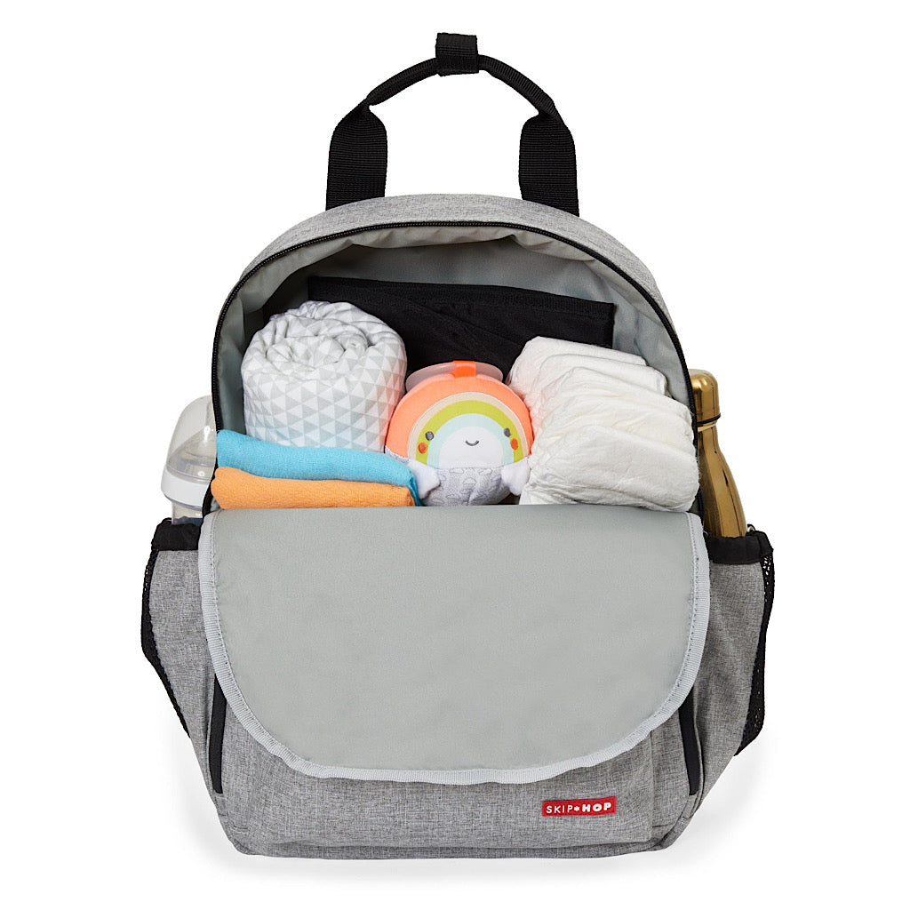 Mochila pañalera Skip Hop aerodinámica gris - JORHELITOS - JORHELITOS