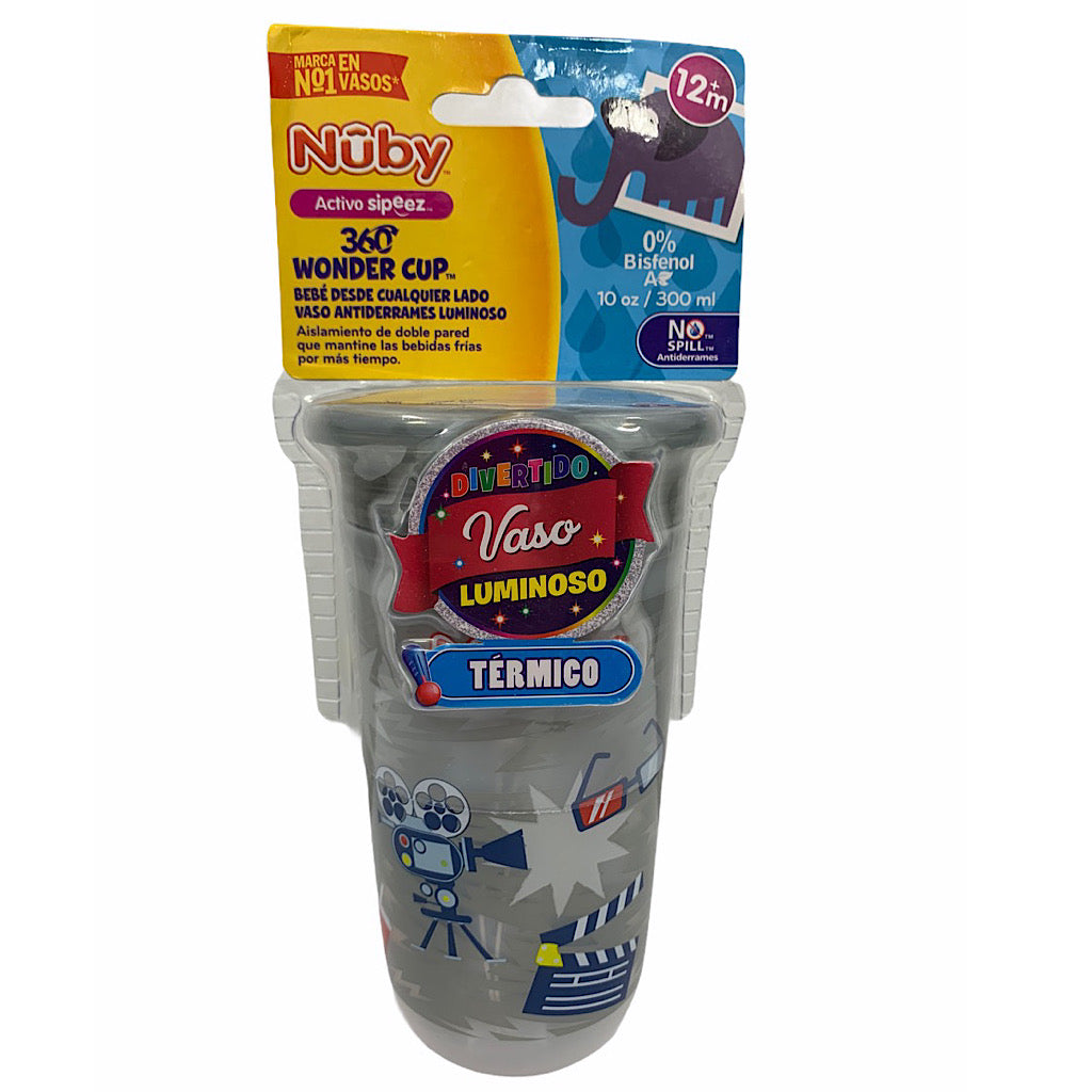 Vaso Nuby luminoso térmico shine 360º - JORHELITOS - JORHELITOS