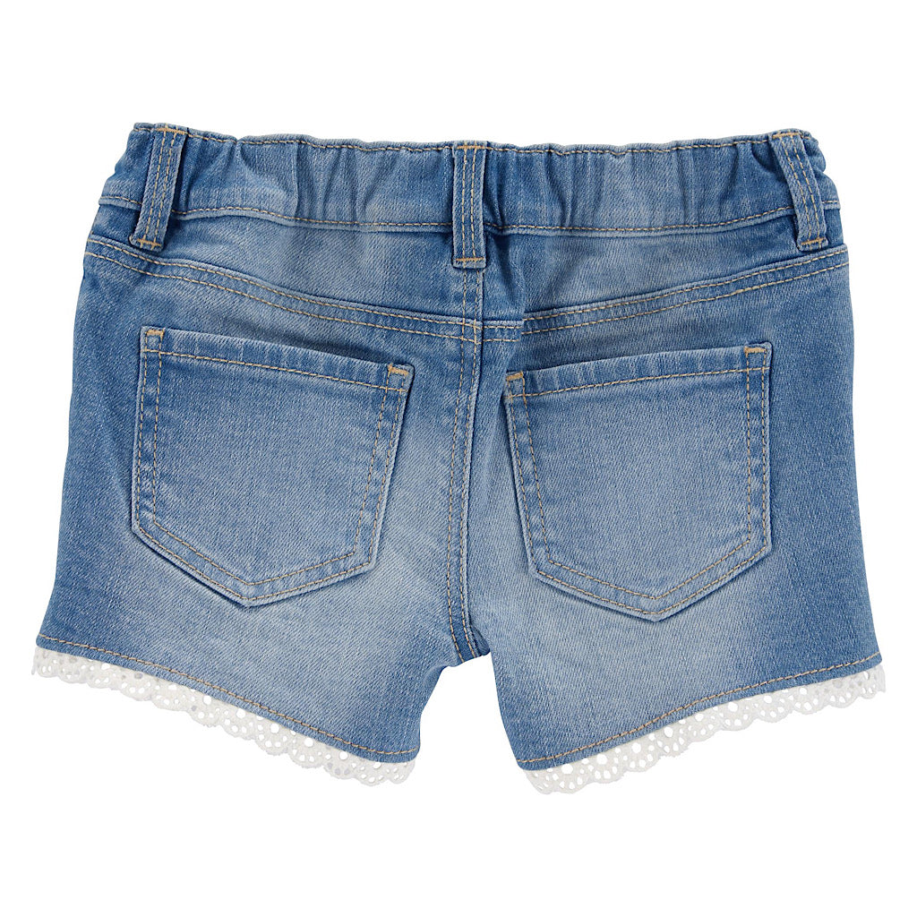Short de mezclilla Oshkosh para niña preescolar - JORHELITOS - JORHELITOS