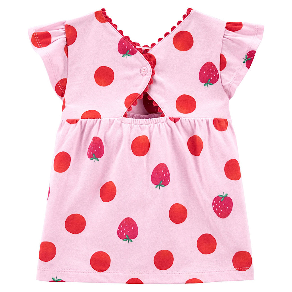 Set Carter’s 2 piezas diseño fresas niña preescolar - JORHELITOS - JORHELITOS