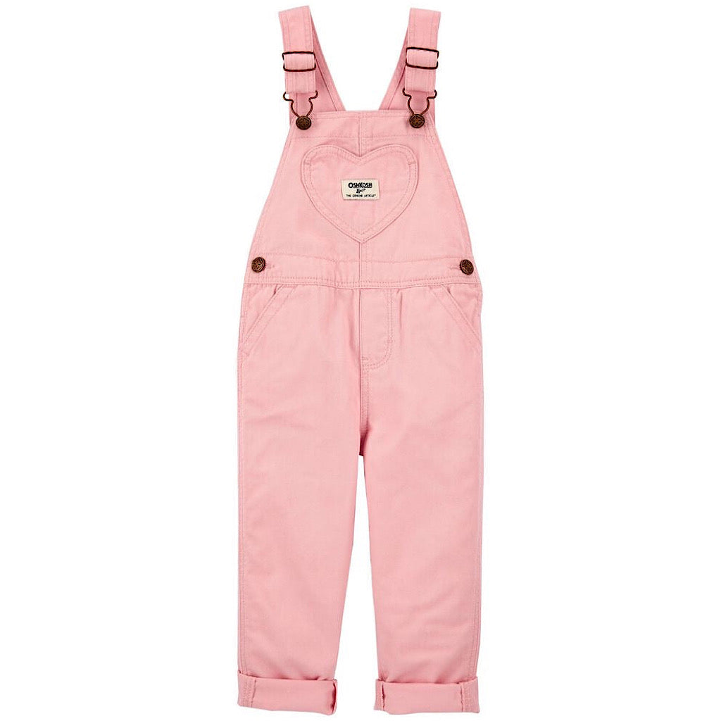 Overol Oshkosh bolsillo corazón para niña preescolar - JORHELITOS - JORHELITOS